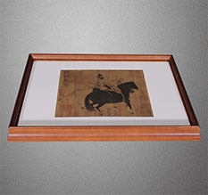 龙州书画装裱配框服务案例